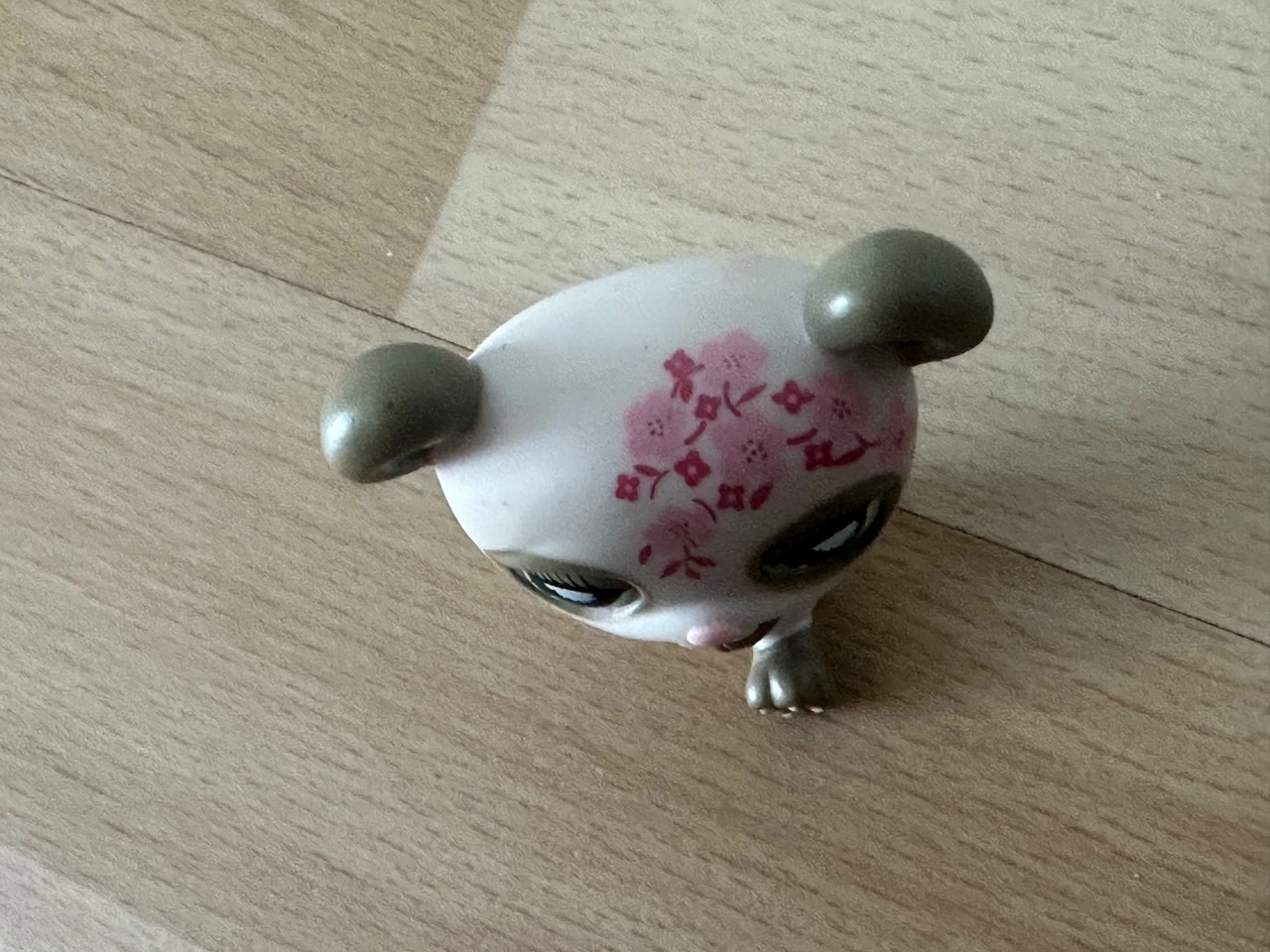 Littlest Pet Shop (LPS) Panda floreado verde y blanco – Muy buen estado #904 – photo 5